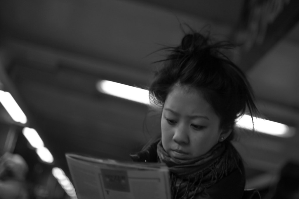 Reader at 42nd Street