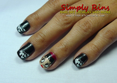 Valentine's Nail Art: Betty Boop | Simply Rins