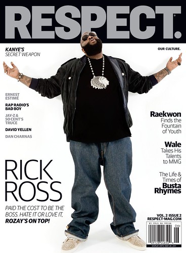 rick ross vibe magazine cover. RICK ROSS RESPECT MAGAZINE