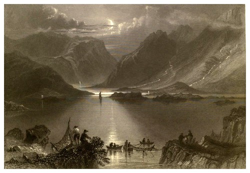 020-Colinas de Killeries en Connemara-The scenery and antiquities of Ireland -Vol II-1842-W. H. Bartlett
