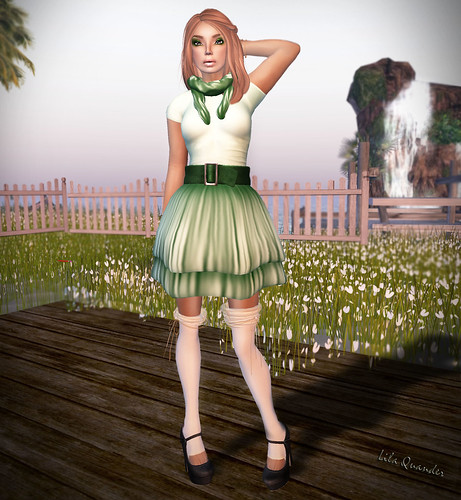IZZIE'S Think Green Spring Outfit (Green Top) TOSL