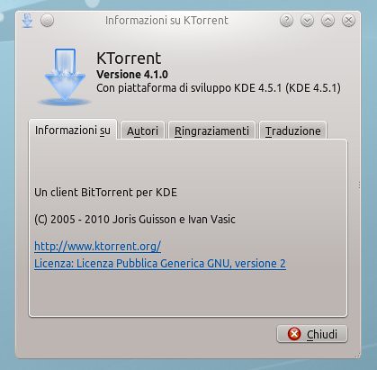 KTorrent 4.1