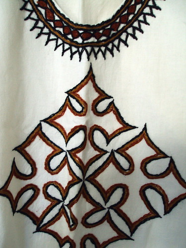 Linen Embroidered Top (detail)