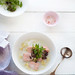 salmon, fennel and parsnip soup for two