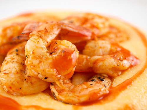 Grilled Shrimp and Cheese Grits