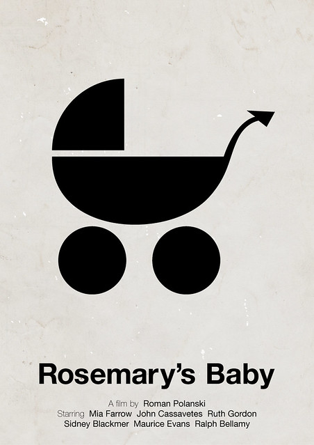 Rosemary's Baby pictogram movie poster
