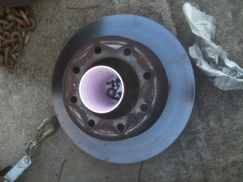 brake rotor parts cup