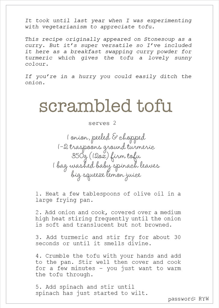 scrambled tofu recipe