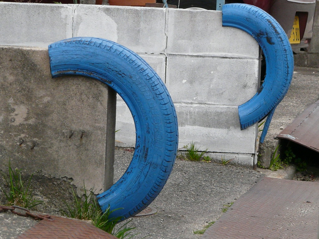 Blue Tyre Bumpers