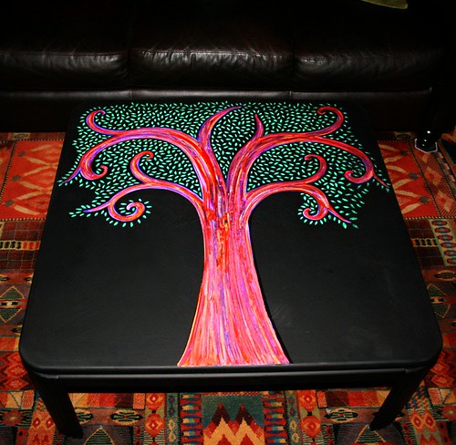 42" x 42" Coffee Table by Rick Cheadle Art and Designs