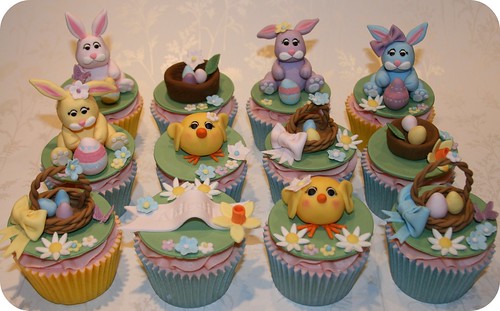 Easter Egg Hunt Birthday Cupcakes by The Clever Little Cupcake Company (Amanda)
