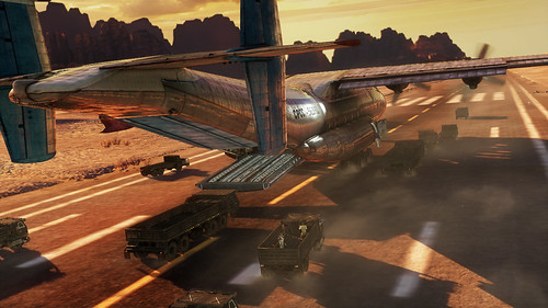 Uncharted 3: airstrip runway