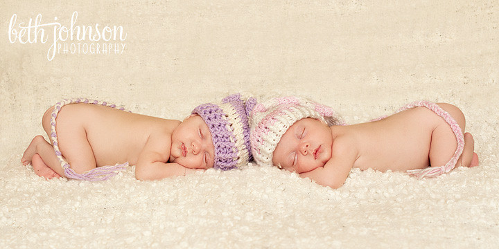 newborn baby girl twins photographer in tallahassee florida