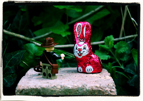 Indiana Jones and the Metal Pink Easter Bunny