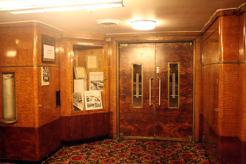 Queen Mary - Entrance to Former Second-Class Lounge (Now Brittania Room)