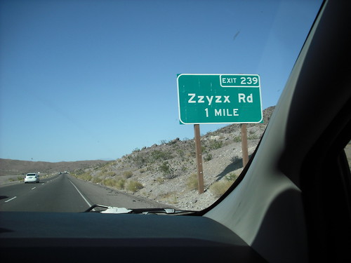 ZZyzx Road :o)
