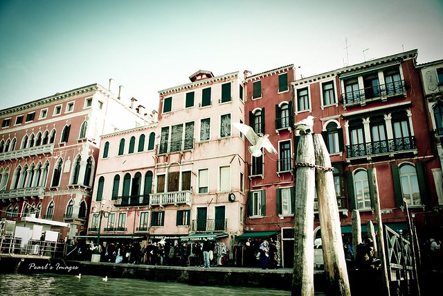 威尼斯  岸邊光景