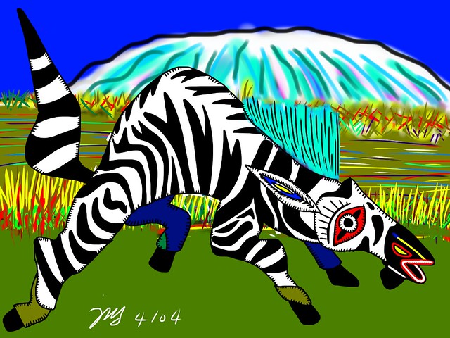 Demon #23 - The Mutant Zebra of Kilimanjaro