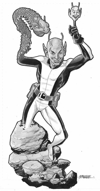 Chameleon Boy commission by George Perez