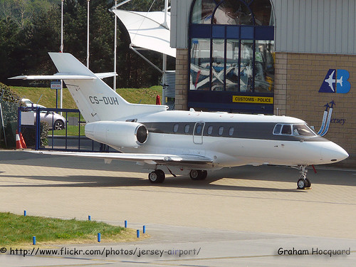CS-DUH Hawker 750XP by Jersey Airport Photography