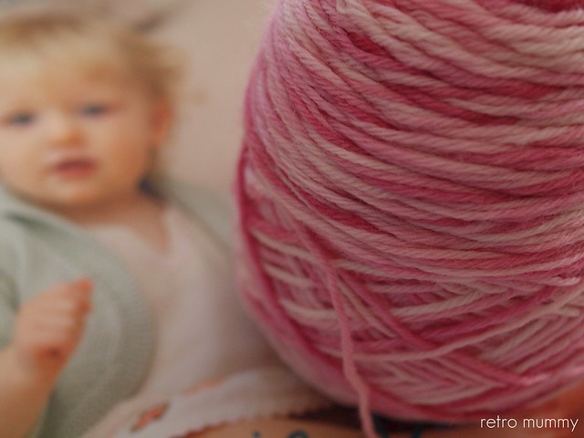 pretty hand dyed yarn
