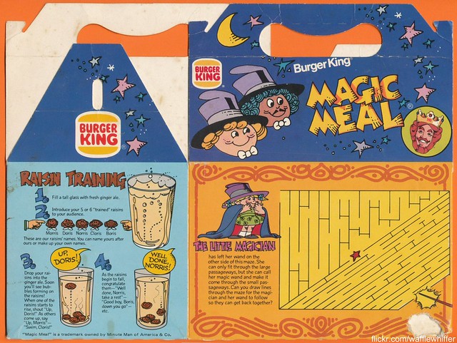 Burger King Meal Box - 1981