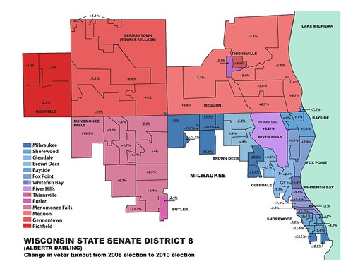 map of WI state senate district