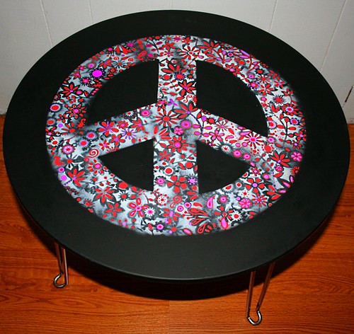 Coffee Table/ Accent Table 24" Round by Rick Cheadle Art and Designs