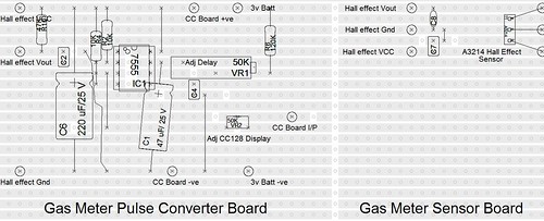 Hall Effect Gas Meter Sensor 02