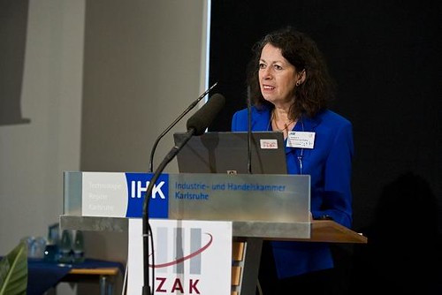 Caroline Robertson-von Trotha bei den Karlsruher Gesprächen (Foto: ZAK/Felix Grünschloss)