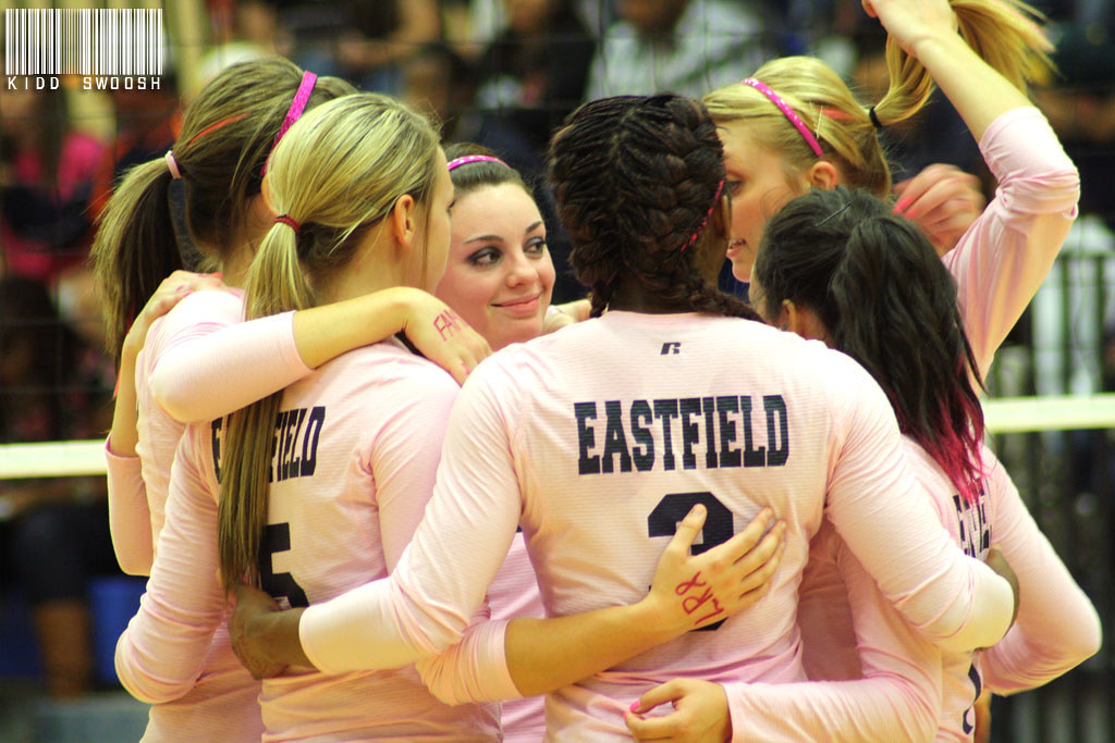Eastfield College Volleyball Dig Pink  Breast Cancer Awareness Game