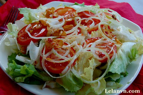 Cách làm salad trộn dầu giấm đánh tan mỡ bụng an toàn, hiệu quả