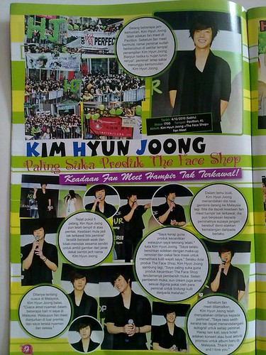 Kim Hyun Joong Epop Malaysian Magazine January 2011 Issue