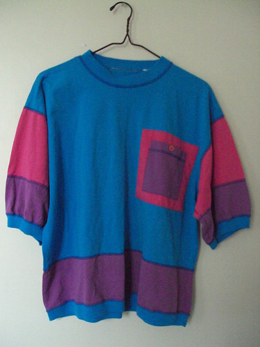 Color Blocked Boxy Top