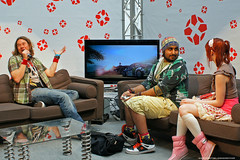 Kapow! Comic Con : IGN Stage - Dirt 3 Challenge with Christian Stevenson Dirt 3 Producer by Craig Grobler