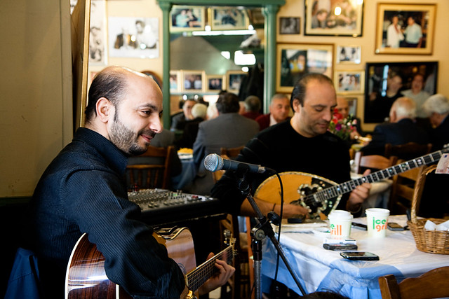 athens - food musicians