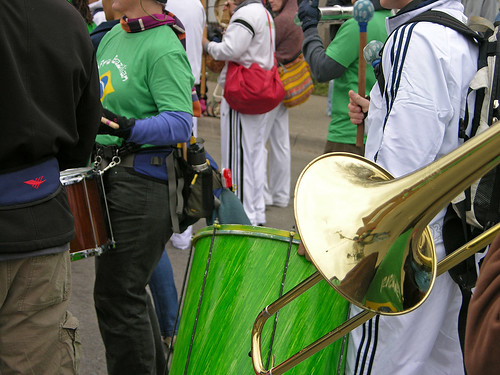 MayDay 2011 trombone & drum 