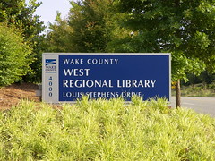 Wake County West Regional Library, Cary NC