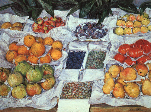 G Caillebotte fruit display
