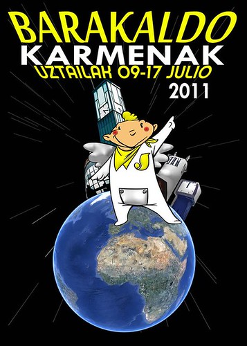 Cartel 4. Concurso Carteles de Fiestas de Barakaldo 2011