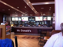 Inside McDonald's, Longuenesse.