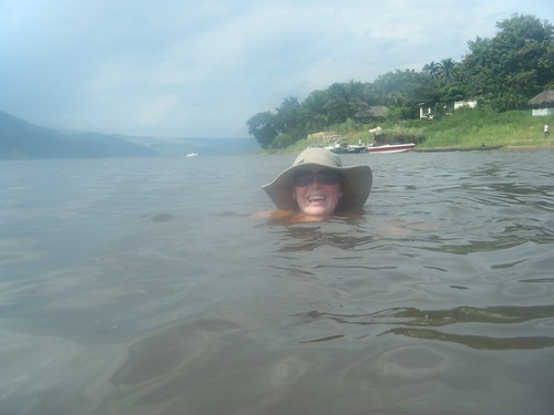 Swimming in the Congo River by amalthya