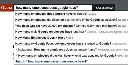 quora on how many employees does google have?