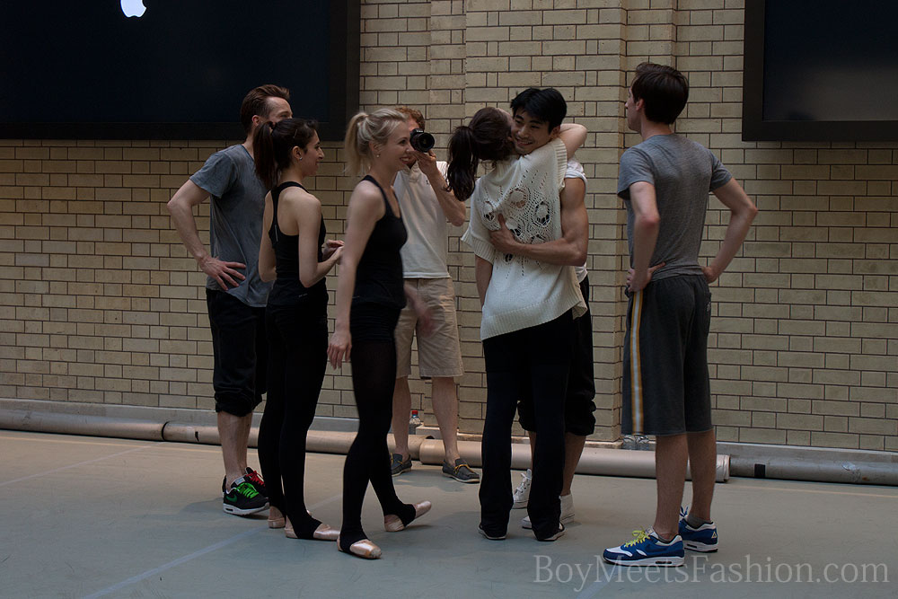 The Royal Ballet at the Apple store, Covent Garden