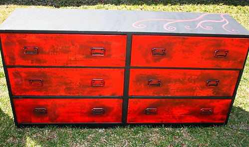 Dresser 46" x 18" x 32" by Rick Cheadle Art and Designs