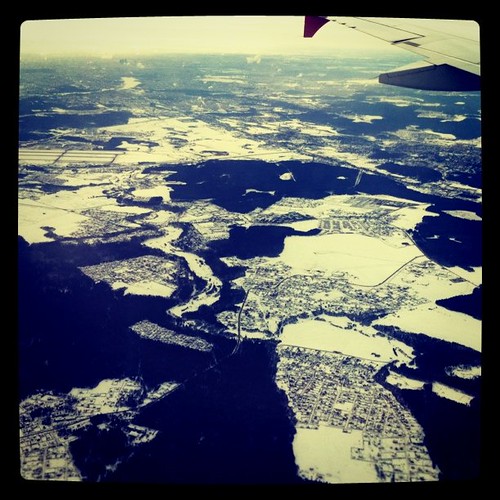 Russia, as seen from the plane