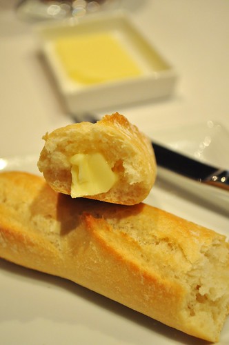 buttered baguette