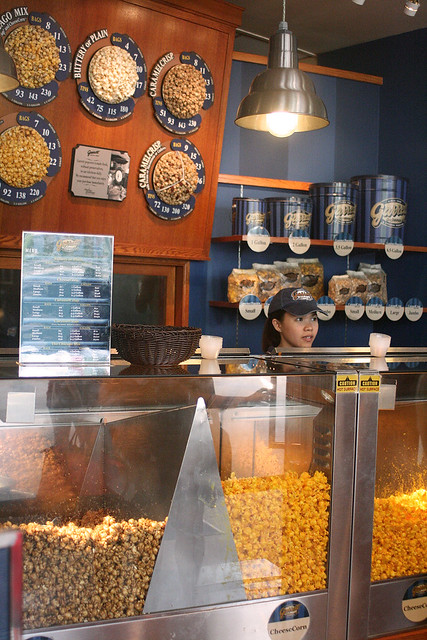 Garrett Popcorn's first shop at Sentosa