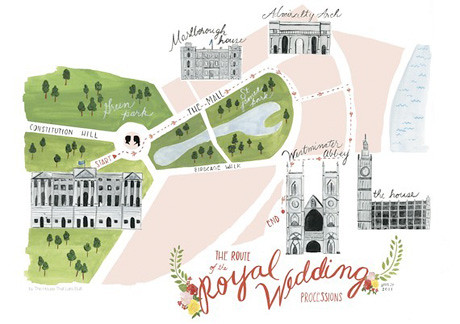 Royal Wedding Map