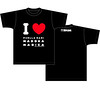 Puella Magi Madoka Magica I Love T-Shirt Black-L[ACG]